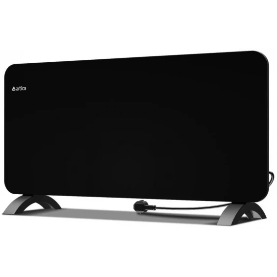 Placa radiante Artica APRCRIS2000, 2.000 W, display LED, temporizador, termostato, cristal negro - imagen 2