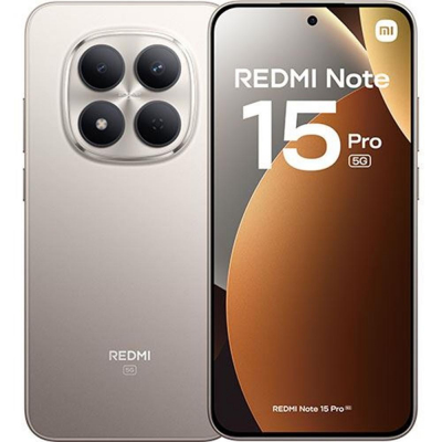 Movil xiaomi redmi note 15 pro 5g 8gb 256gb 6.8 pulgadas titanio
