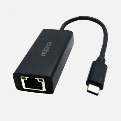 APPC43 cambiador de género para cable USB Type-C RJ-45 Negro