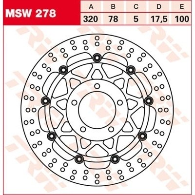 Discos de freno TRW MSW278