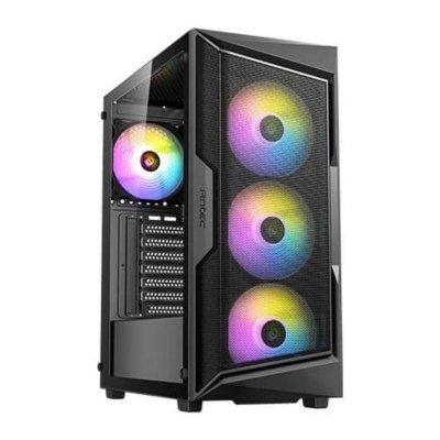 Caja ordenador gaming antex ax61 micro atx argb cristal templado negro