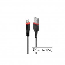 Lindy 31291 cable de conector Lightning 1 m Negro