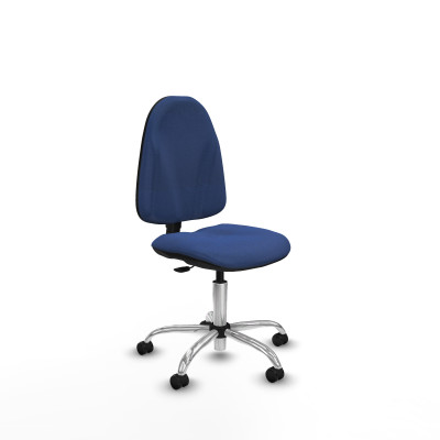 Algarra CP bali azul marino base cromada ruedas engomadas 50mm