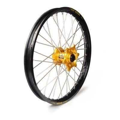 Rueda completa Haan Wheels aro negro 17-2,50 buje oro 1 43049/3/2 1 43049/3/2