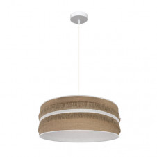 Colgante Natalia 1xe27 Blanco/saco-blanco Regx50x50 Cm