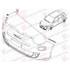 SOPORTE LATERAL DE PLASTICO PARA PARACHOQUE DELANTERO(O)