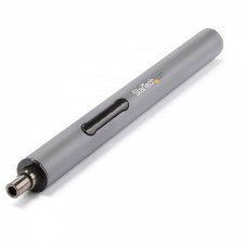 StarTech.com Destornillador electrico con juego de 55 puntas de precision a pilas plata