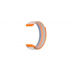 SAVE FAMILY Correa Recambio Tela Rayas Naranja Compatible con los modelos SaveWatch + Senior Enjoy Superior