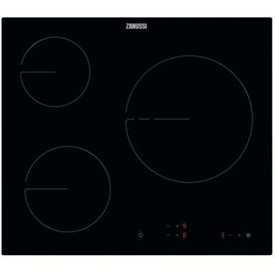 Vitrocerámica Zanussi ZHRX639K, 3 fuegos