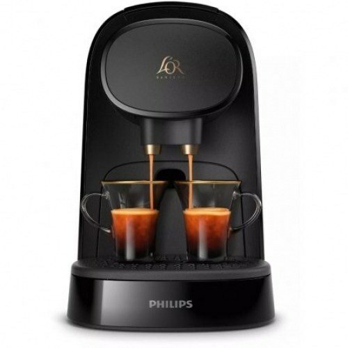 Cafetera de Cápsulas Philips L'Or Barista LM8012/ Compatible cápsulas Nespresso y L'OR/ Negro Piano