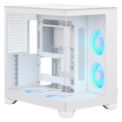 FRACTAL CAJA POP 2 VISION WHITE RGB FD-C-POV2A-03