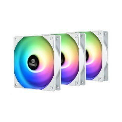 Ventilador gaming enermax hf120 rgb blanco 12cm pack de 3