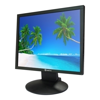 Monitor CCTV 19' HDMI VGA BNC y Audio SAFIRE