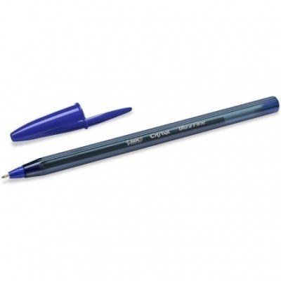 Bolígrafo de Tinta de Aceite Bic Cristal Exact Ultrafine 992605/ Azul