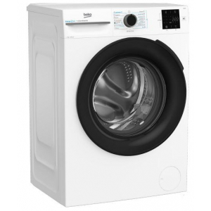 Lavadora Beko BM3WFT31041WB, Serie B300, 10kg, 1400rpm, clase A, 51 kWh/100 ciclos, 75dB, Vapor, 15 programas, SteamCure, StainExpert, AquaWave, Inverter, display LED, blanco