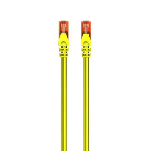 Ewent - IM1011 Cable de Red CAT 6 U/UTP 1 m yellow