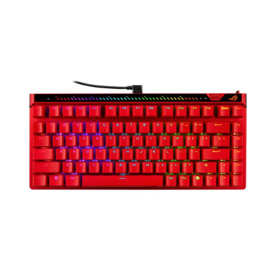 Teclado gaming asus rog falchion ace 75 he rojo