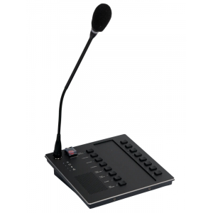 Micrófono de avisos para sistema de megafonía y alarma por voz EN 54 ZS Fonestar ZS-400MIC