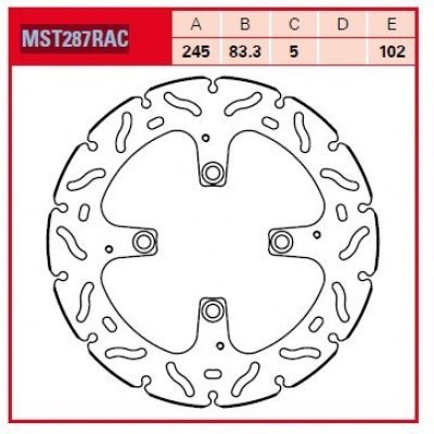 Discos de freno RAC TRW MST287RAC