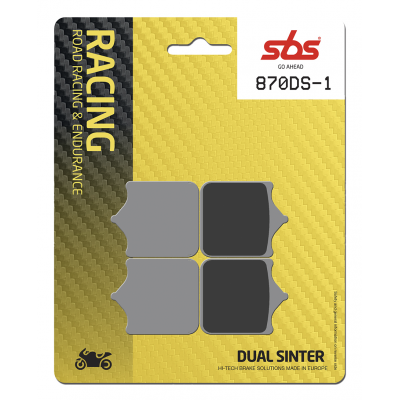 DS Racing Dual Sintered Brake Pads SBS 870DS1