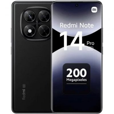 Smartphone Xiaomi Redmi Note 14 Pro 12GB/ 512GB/ 6.67/ 5G/ Negro Medianoche