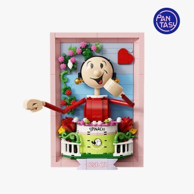 Retrato 3d popeye set de construccion olivia 21 cm