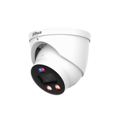 (DH-IPC-HDW3849HP-AS-PV-0280B-PRO) DAHUA CAMARA IP WIZCOLOR TURRET WIZSENSE SERIE 3 8MP CON INTELIGENCIA ARTIFICIAL, SOPORTA MICROSD 256GB, TIOC PRO ALARMA IN/OUT, ACUPICK, SMD 4.0, 12 VDC/POE, IP67,