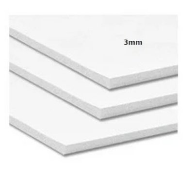 CARTON PLUMA YOSAN BL.ADH. 3mm 200 x 100 - Pack de 25 unidades