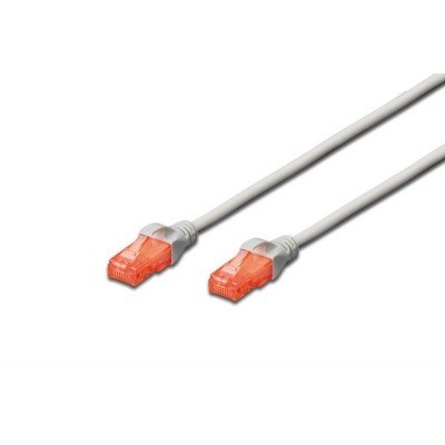 CABLE CONEXION DIGITUS CAT6 U-UTP PVC AWG 26/7 1M GRIS