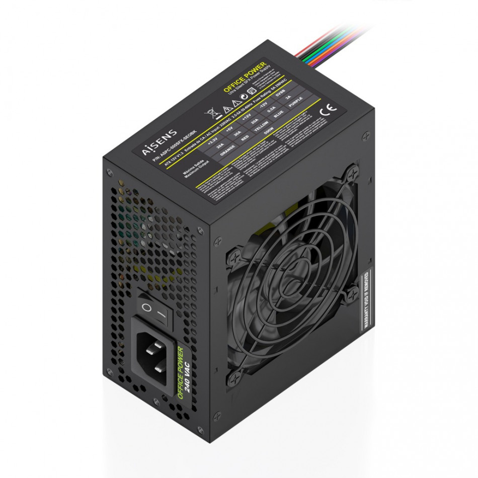 AISENS - FUENTE ALIMENTACION SFX 500W OEM, NEGRA
