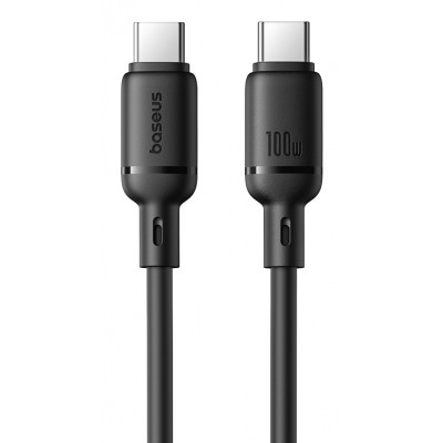 Silky Sarj Kablo TYPE-C-C 1m-Syh cable USB USB C Negro