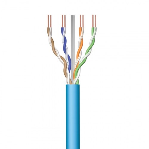 Ewent - IM1222 cable de red Azul 50 m Cat6a U/UTP (UTP)