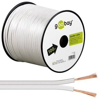 Cable Paralelo BLANCO 2x2,50mm (rollo de 100 metros)