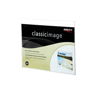 46901 portacartel y stand de información Portacarteles A4 Poliestireno (PS) Transparente