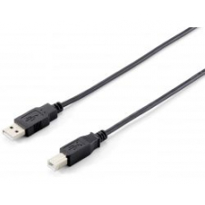 Cable Equip Usb-a/m A Usb-b/m 1m Negro