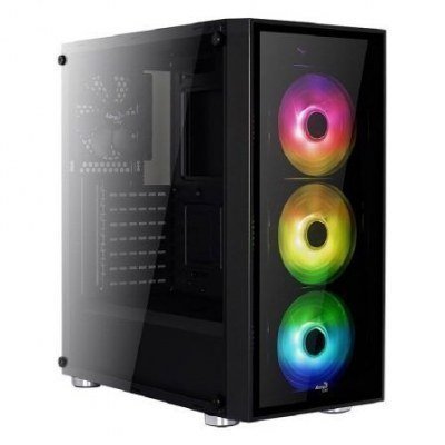 CAJA SEMITORRE AEROCOOL QUARTZRGB - USB 3.0 / 2* USB 2.0 - 3 MODOS LED(REQUIERE P7H1 PARA FUNCIÓN LED )- ATX/MICRO ATX/MINI ITX