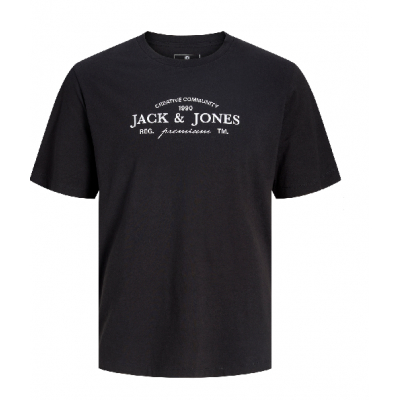 Camiseta JACK & JONES JPRBLAKEVIN SS TEE FST 12298017 Negro Negro