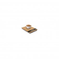 Princess 492944 Bascula electronica de cocina 5kg bamboo negro