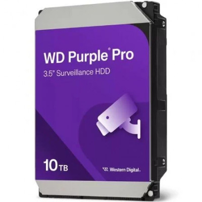 Disco Duro Western Digital WD Purple Pro Surveillance 10TB/ 3.5/ SATA III/ 512MB