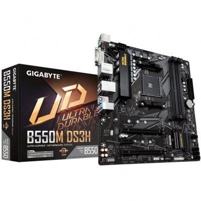 Placa base gigabyte b550m ds3h am4 m - atx - 4x ddr4 - 4x sata3 - 4x usb 3.2 - 4x usb 2.0 gab55mdsh - 00 - g