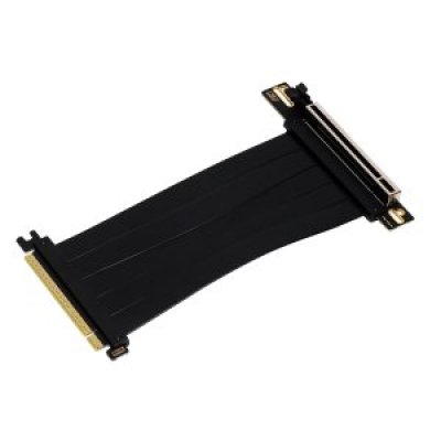 CABLE DE EXTENSION ABYSM AB461701 RISER PCIE 4.0 x16 FLEXIBLE NEGRO INTEL/AMD