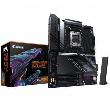 GIGABYTE B850 AORUS ELITE WIFI7 Placa Base - Procesadores AMD Ryzen Serie 9000, VRM digital de 14+2+2 fases, hasta 8200MHz DDR5 (OC), 1xPCIe 5.0 + 2xP