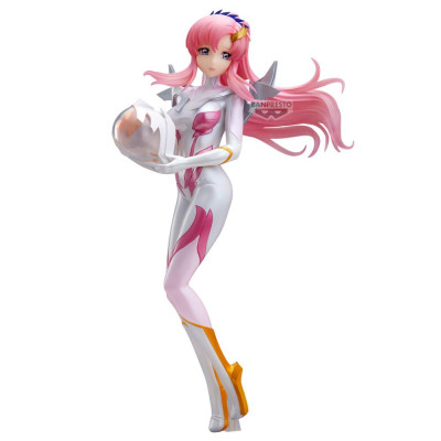 Figura banpresto mobile suit gundam seed freedom glitter & glamours lacus clyne pilot suit pearl color ver. 22cm