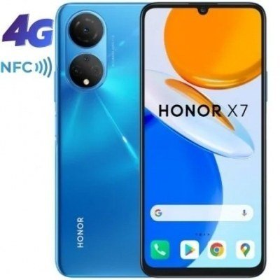 Smartphone Honor X7 4GB/ 128GB/ 6.74/ Azul Océano