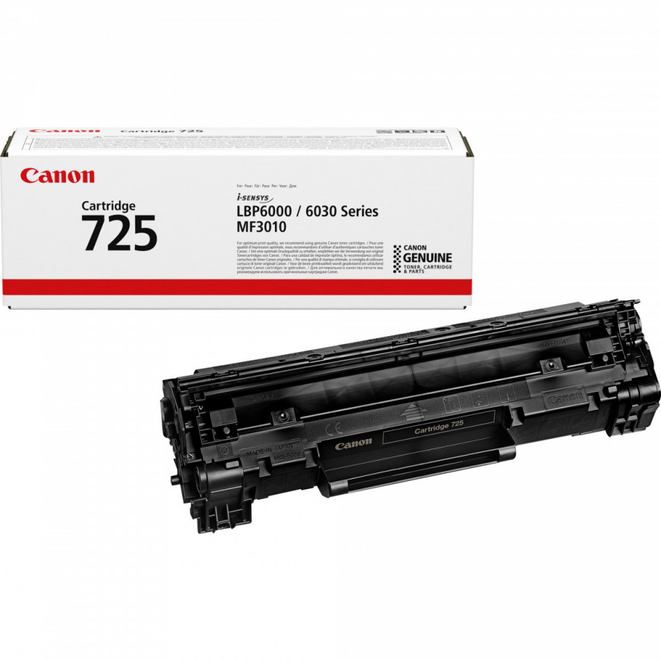 Toner canon 725 negro 1600 páginas