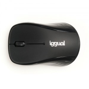 Iggual Ratón inalámbrico WOM-BASIC-1600DPI negro