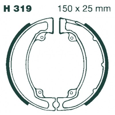 Zapatas de freno estándar EBC H319