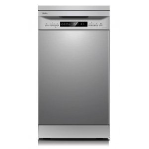 Lavavajillas Midea MFD45S200X.2-ES, 45 cm, 10 servicios, clase E, 76 kWh año, 49dB, media carga, Wifi, inox