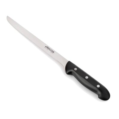 CUCHILLO JAMONERO ARCOS 151800 MAITRE 24CM NEGRO