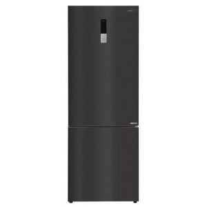Frigorífico combi Infiniton FGC-432WC85DDN, 185.5 x 70.3 x 70.3 cm, Total No Frost, clase D, 130 kWh/año, 35 dB, 442 litros, Fresh Zone 0°C, dark inox